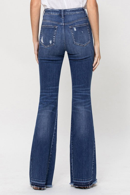 High Rise Flare Denim